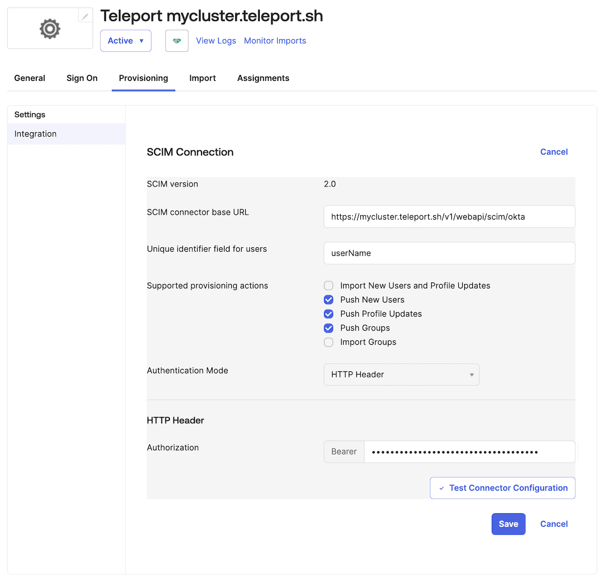 Configure SCIM Client